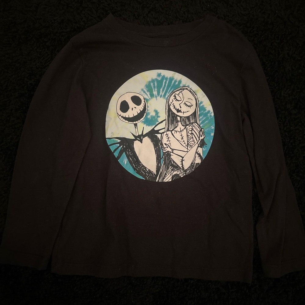 Disney The Nightmare Before Christmas Kids Long Sleeve Shirt